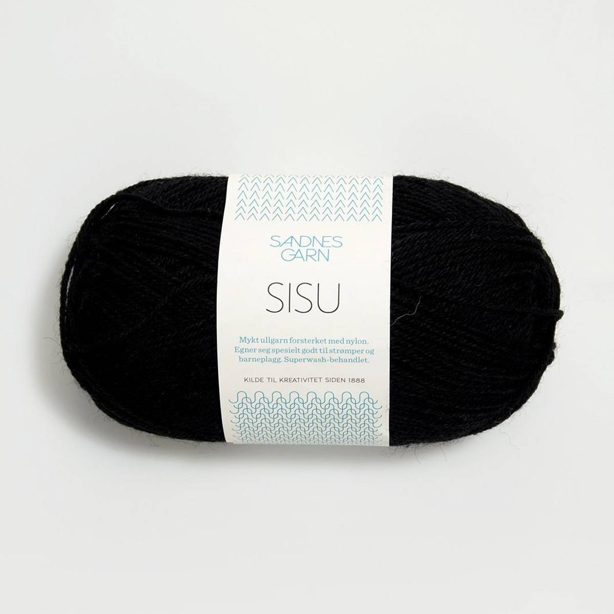 1099 Svart - Sisu Garn