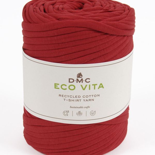 Hovedbilde Red - Eco Vita, Recycled Cotton T-Shirt Yarn